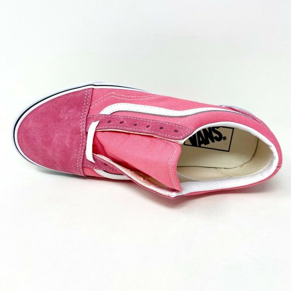 Vans Old Skool Pink Lemonade True White Womens Shoes - Picture 4 of 5